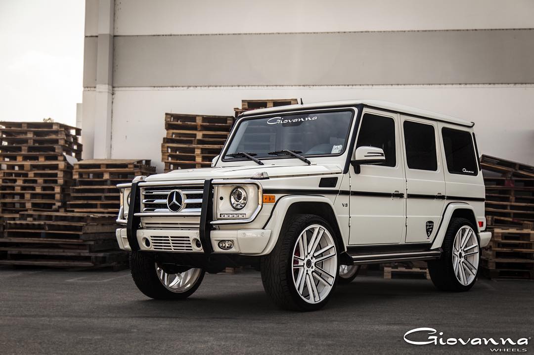 Koko Kuture Massa 7 Silver Black on White Mercedes Benz G